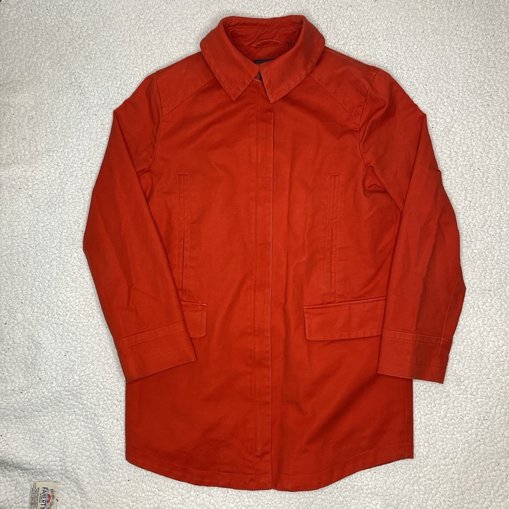 Pendleton Orange Overcoat: Size Extra Small